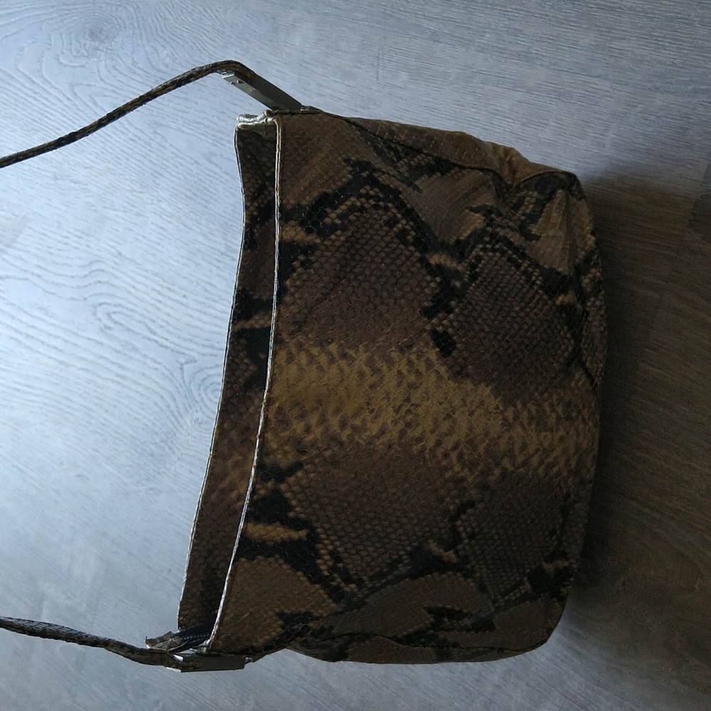 Real Python Skin Vintage Shoulder Bag - image 8